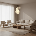 Koi Sculptural LED Chandelier for Dining Room and Living Room
