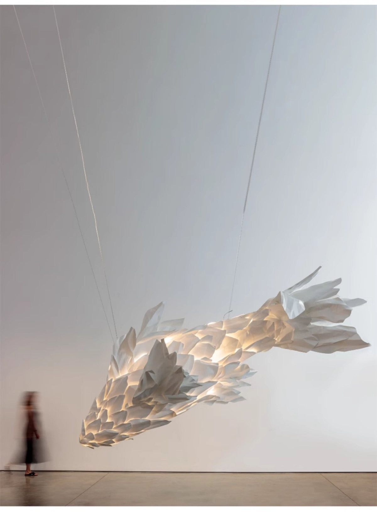 Koi Sculptural LED Chandelier for Dining Room and Living Room