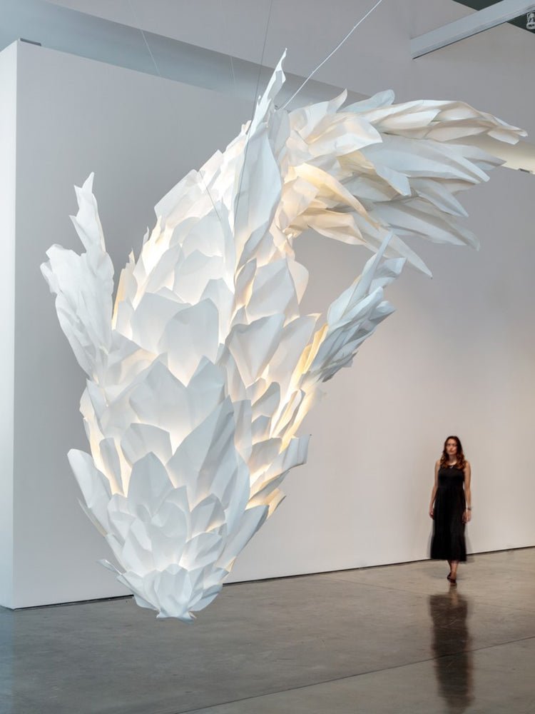 Koi Sculptural LED Chandelier for Dining Room and Living Room