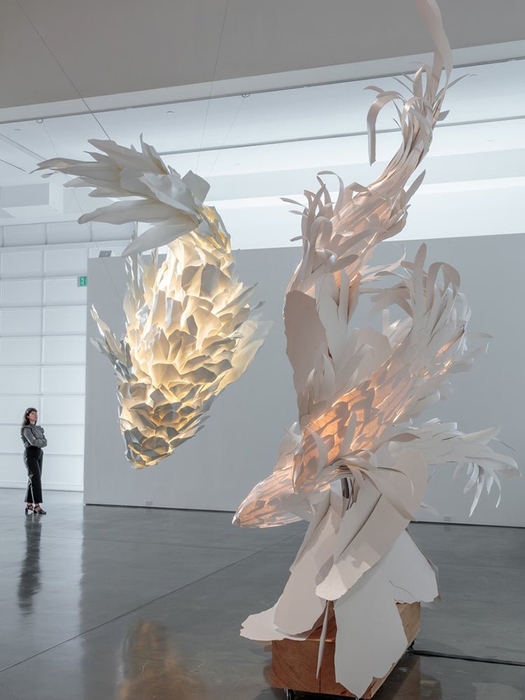 Koi Sculptural LED Chandelier for Dining Room and Living Room