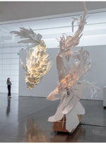 Koi Sculptural LED Chandelier for Dining Room and Living Room