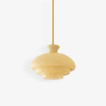 Paolina Glass Pendant Light – Mid-Century Modern Ceiling Lamp in Gold