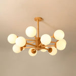 Kozan Wooden Chandelier – Sculptural Modern Pendant Light for Dining Room and Living Room