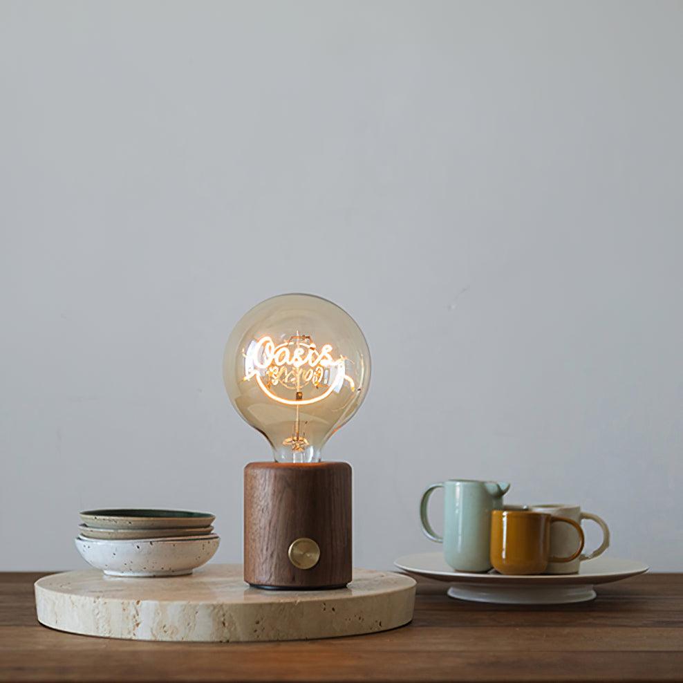 Kuitt Smiley Built In Battery Table Lamp