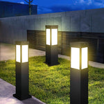 Kuzco Solar Bollard Light – Architectural Outdoor Post Lamp in Black