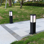 Kuzco Solar Bollard Light – Architectural Outdoor Post Lamp in Black