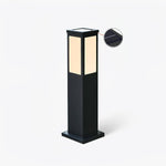 Kuzco Solar Bollard Light – Architectural Outdoor Post Lamp in Black