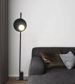 Kwic Modern LED Floor Lamp with Glass Diffuser for Living Room