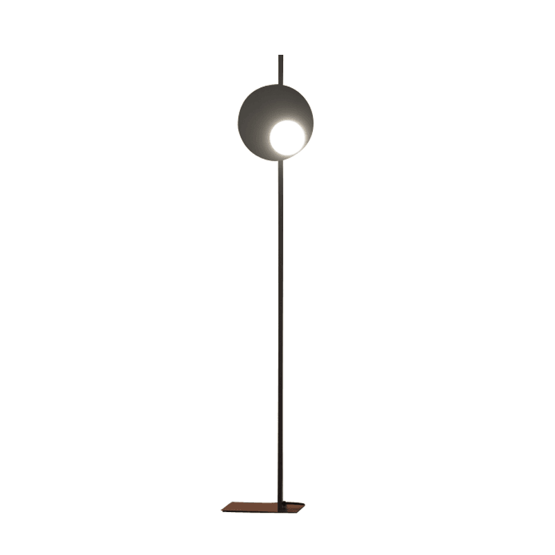 Kwic Modern LED Floor Lamp with Glass Diffuser for Living Room
