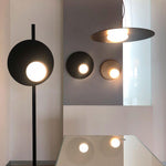Kwic Modern LED Floor Lamp with Glass Diffuser for Living Room