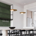 Kwic Modern LED Pendant Light in Glass and Iron for Living Spaces