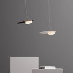 Kwic Modern LED Pendant Light in Glass and Iron for Living Spaces