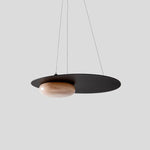 Kwic Modern LED Pendant Light in Glass and Iron for Living Spaces