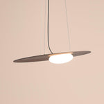 Kwic Modern LED Pendant Light in Glass and Iron for Living Spaces