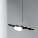 Kwic Modern LED Pendant Light in Glass and Iron for Living Spaces