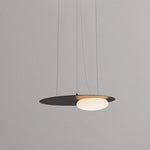 Kwic Modern LED Pendant Light in Glass and Iron for Living Spaces