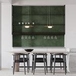 Kwic Modern LED Pendant Light in Glass and Iron for Living Spaces
