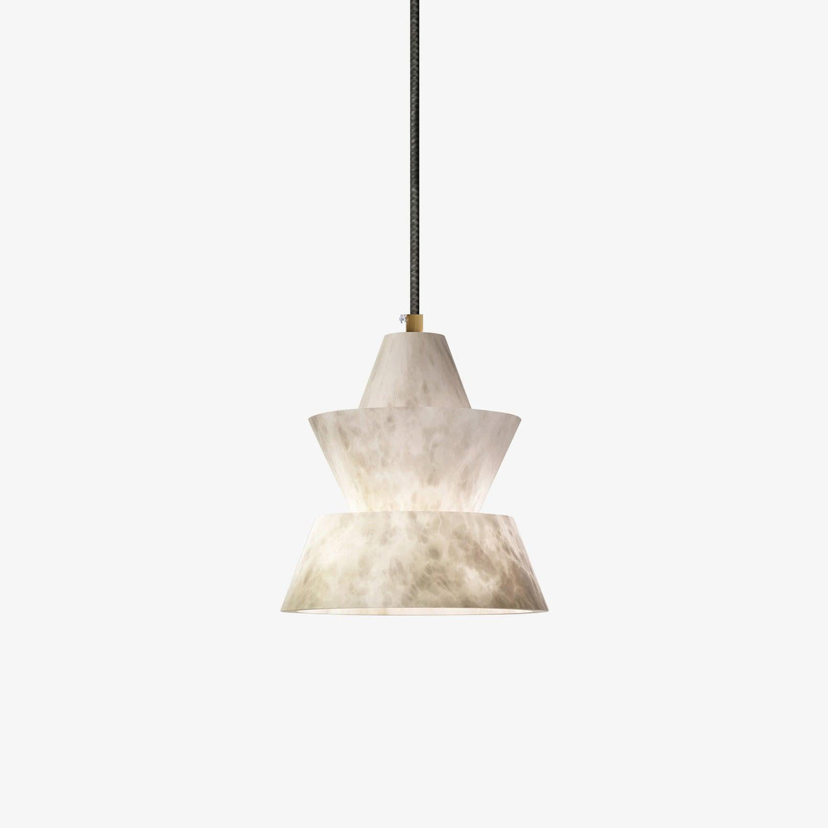 LAB S18 Alabaster Pendant Light – Modern Minimalist Ceiling Lamp