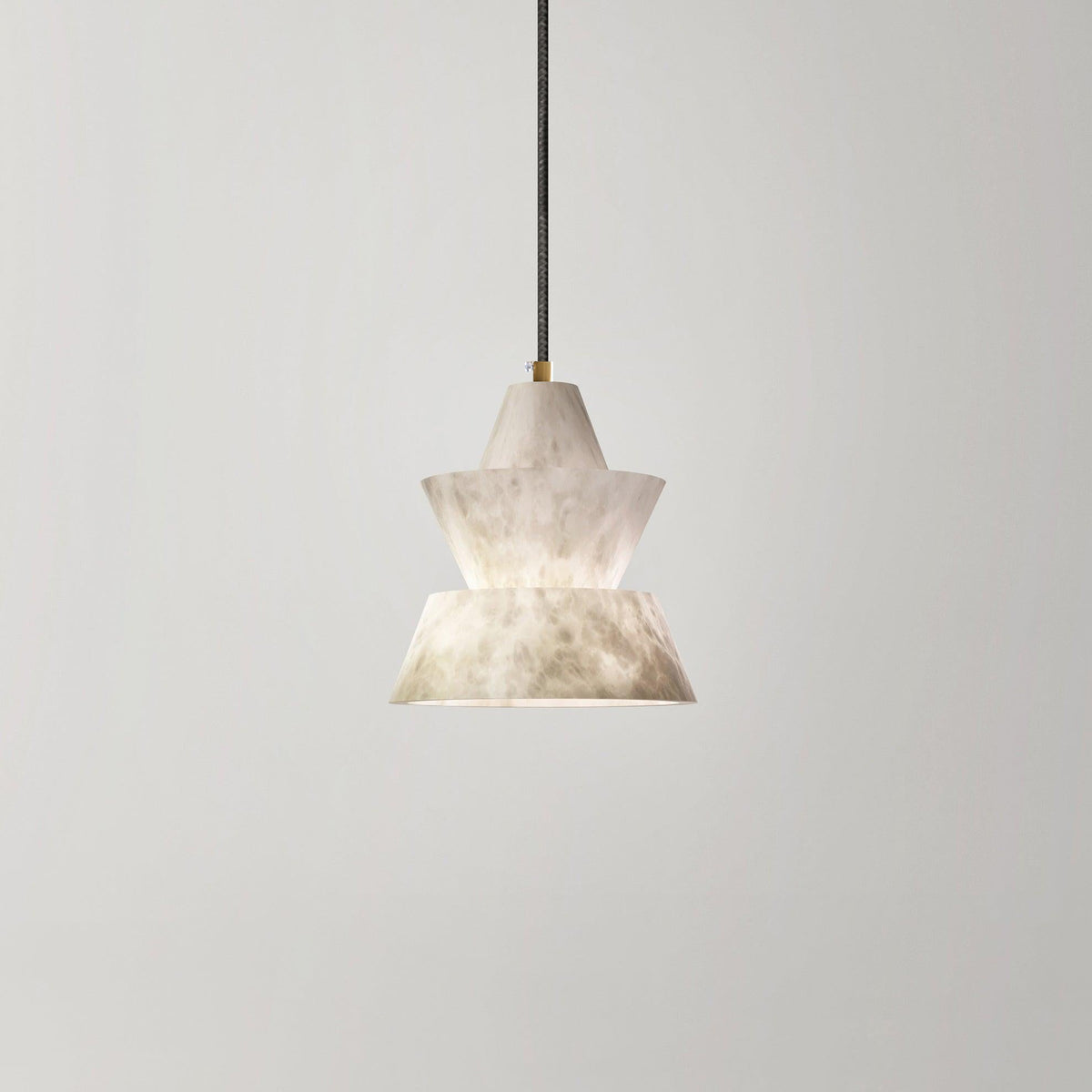 LAB S18 Alabaster Pendant Light – Modern Minimalist Ceiling Lamp