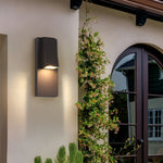 Rectangle Waterproof Led Black Outdoor Wall Lamp