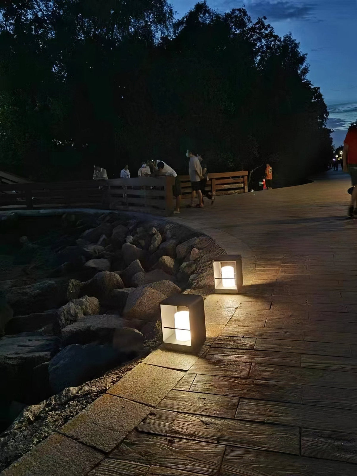Led Lantern Garden Solar Outdoor Light