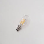 LED Filament Bulb E12/E14 Candelabra Base, Warm Ambient Glow for Designer Fixtures
