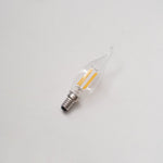 LED Filament Bulb E12/E14 Candelabra Base, Warm Ambient Glow for Designer Fixtures