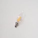 LED Filament Bulb E12/E14 Candelabra Base, Warm Ambient Glow for Designer Fixtures