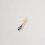 LED Filament Bulb E12/E14 Candelabra Base, Warm Ambient Glow for Designer Fixtures