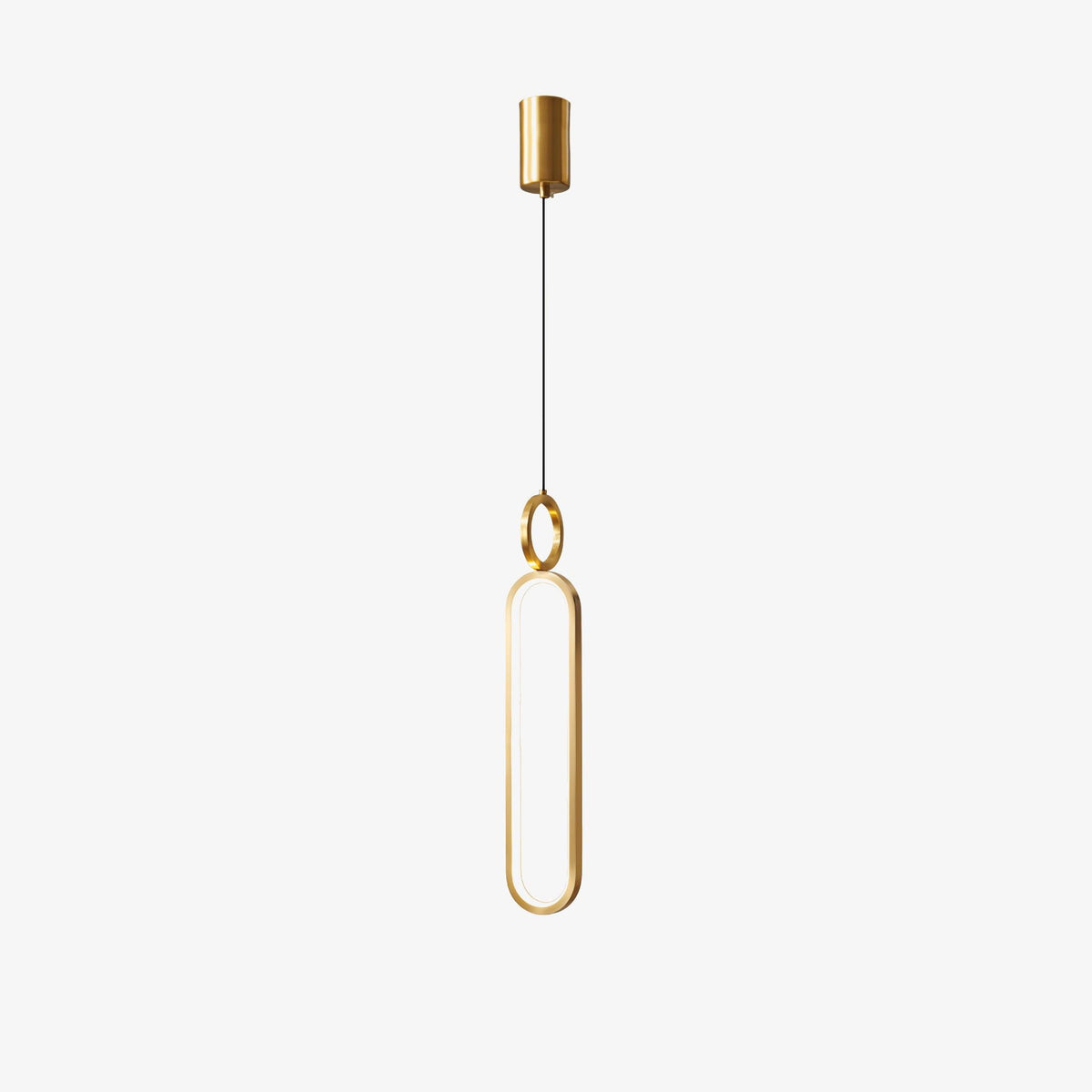 Led Oval Linear Pendant Light