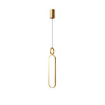 Led Oval Linear Pendant Light