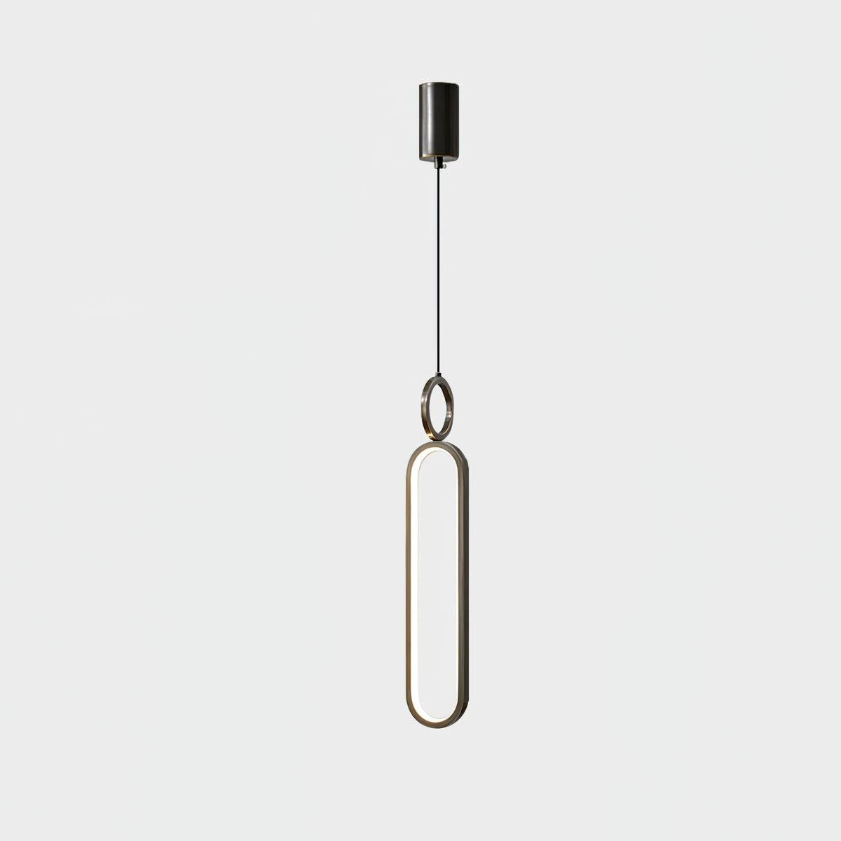 Led Oval Linear Pendant Light