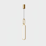 Led Oval Linear Pendant Light