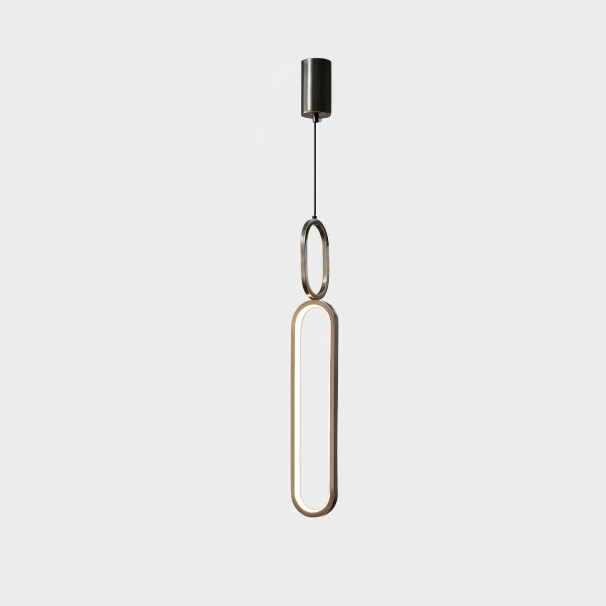 Led Oval Linear Pendant Light