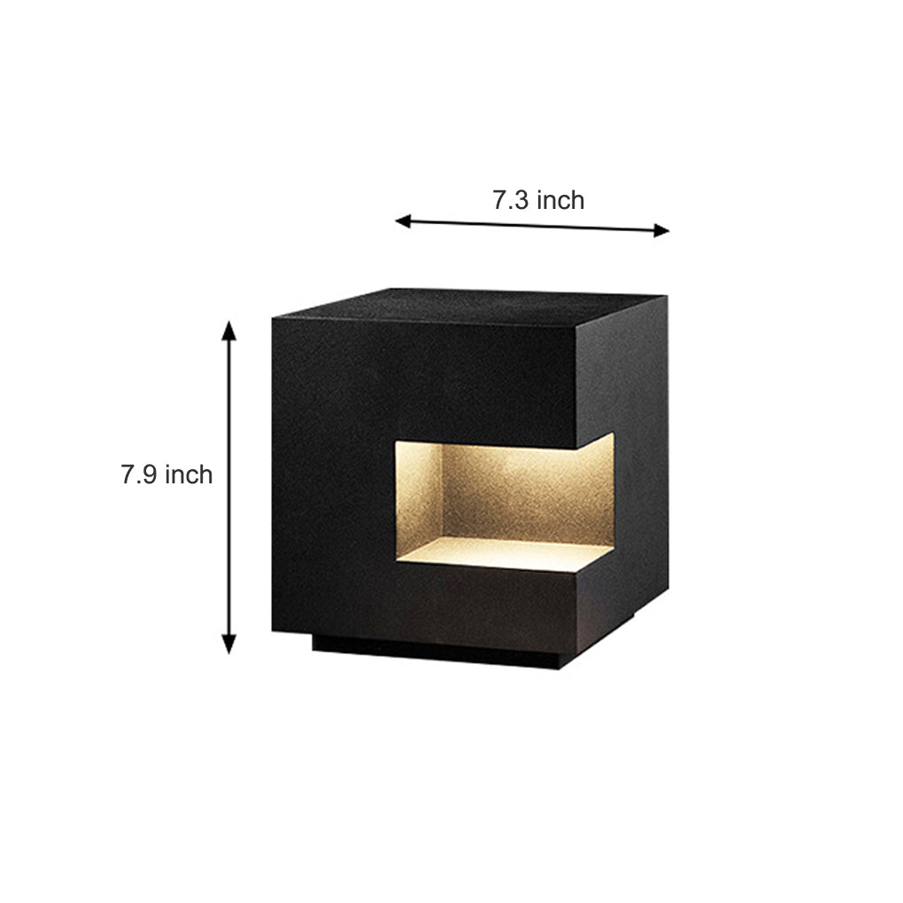 Outdoor Courtyard Square Waterproof Led Column Head Lamp Landscape Lighting