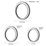 Minimalist Creative Outdoor Round Moon Led Waterproof Exterior Wall Sconces