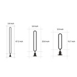 Outdoor Modern Minimalist Waterproof Oval Ring Courtyard Landscape Lighting Lamp