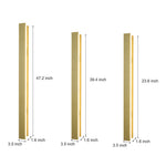 Outdoor Waterproof Rust Proof Minimalist Strip Led Wall Sconces Garden Light