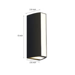 Outdoor Waterproof Led Exterior Wall Lights For Courtyard Garden Fence Decorative