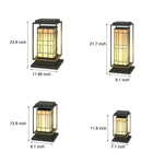 Asian-Inspired Solar Path Lantern with Retro LED Warm Glow