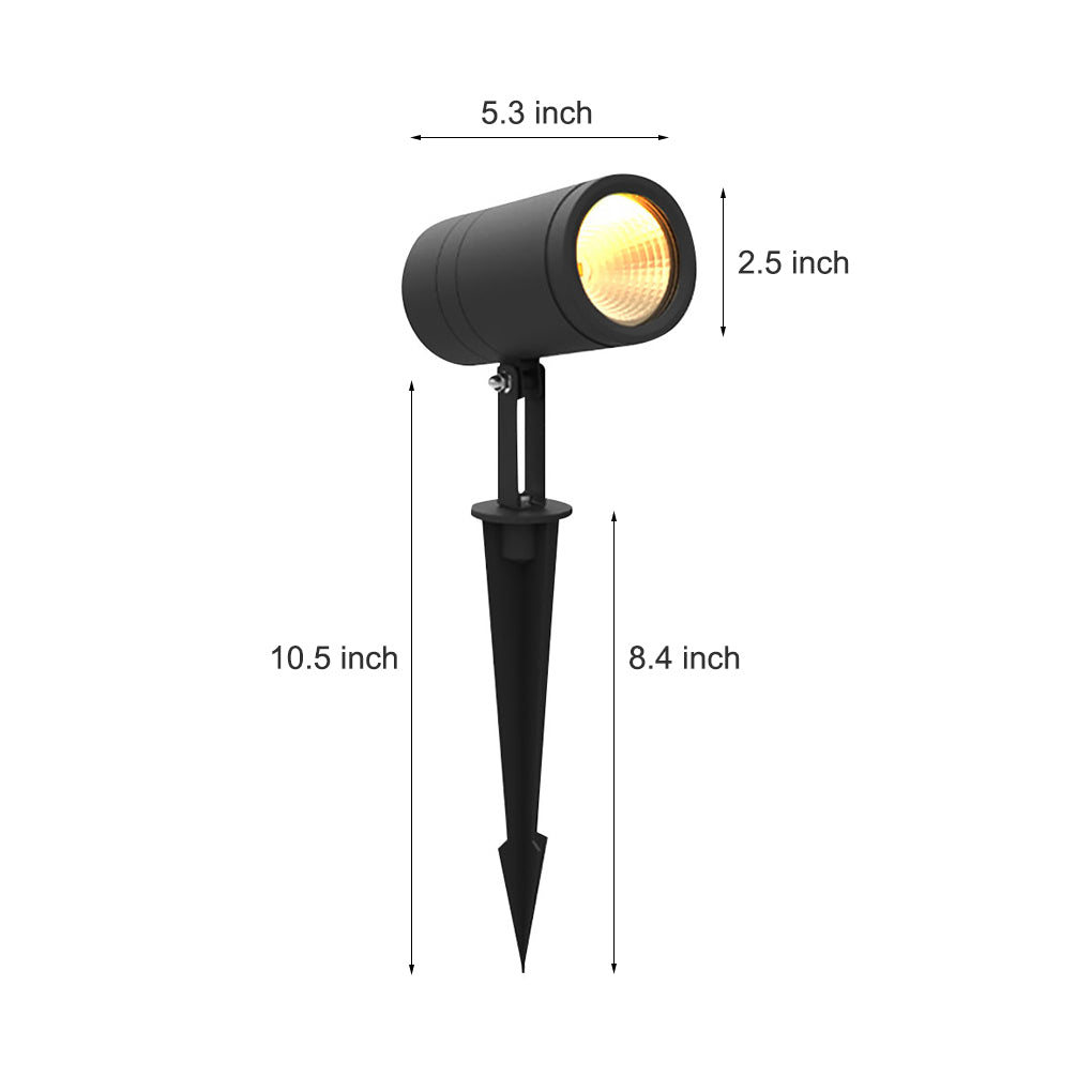 Outdoor Landscape Decorative Lighting Ground Insert Adjustable Led Spot Lights For Yard Tree Lawn