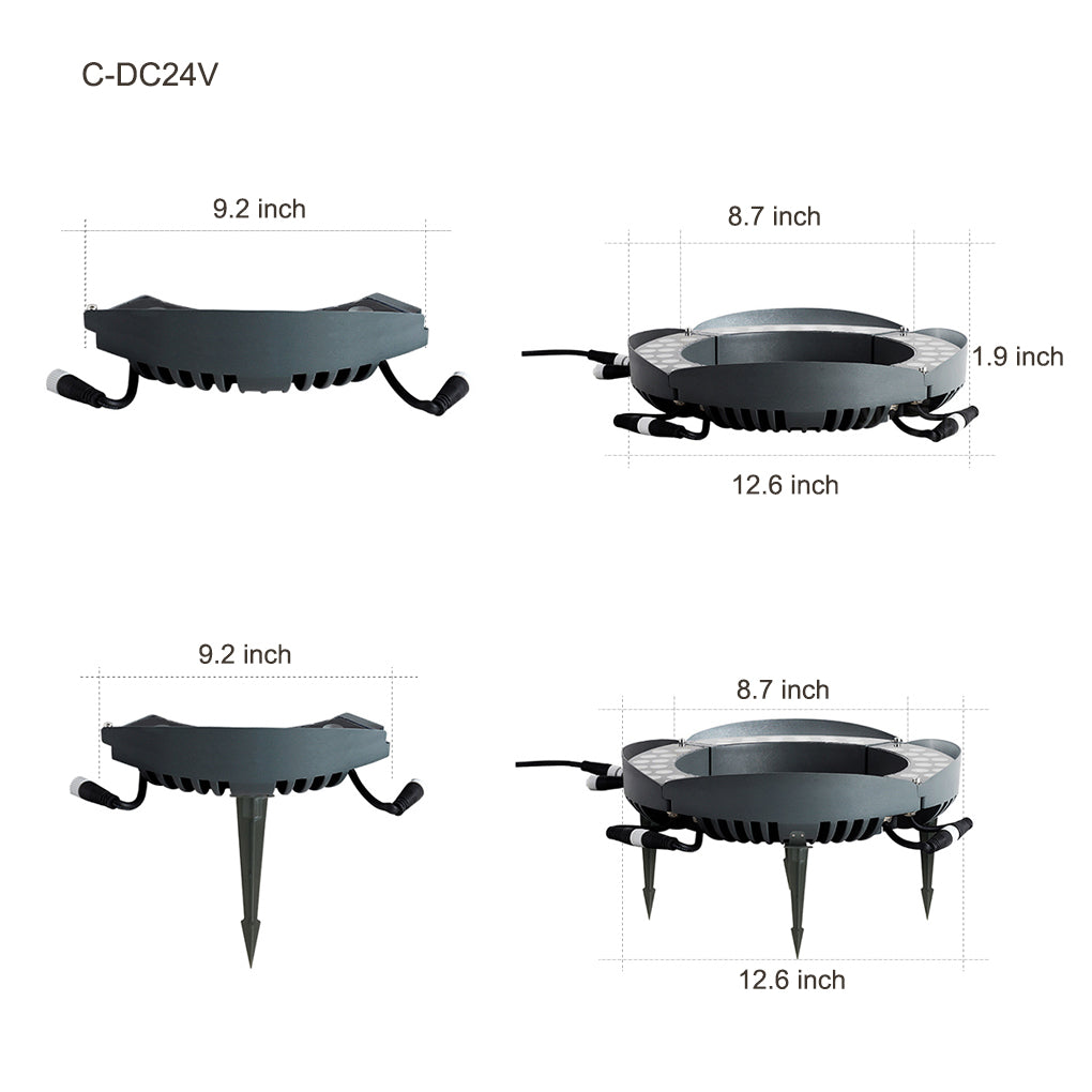 Modern Upwards Tree Spot Lights Led Outdoor Landscape Decorative Lighting For Tree