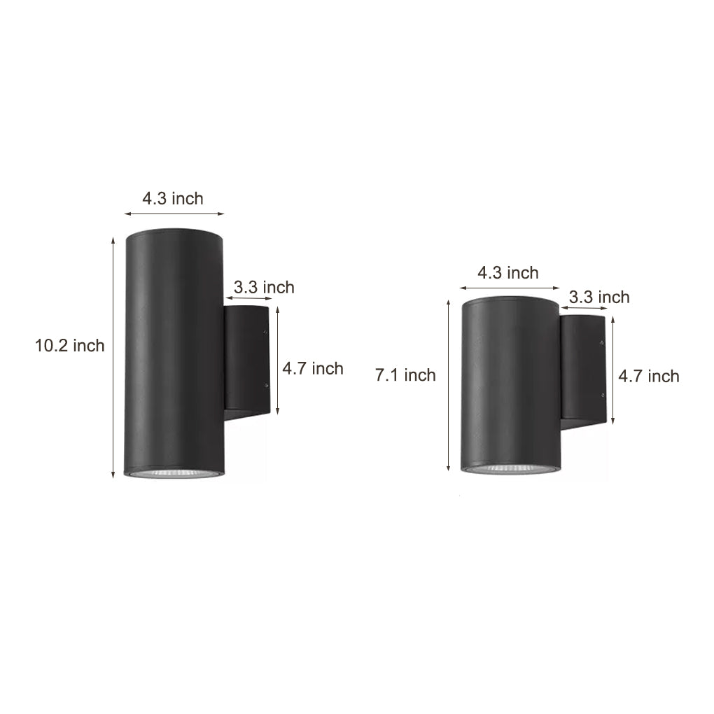 Minimalist Two Way Lighting Led Waterproof Wall Light For Outdoor Courtyard Aisle