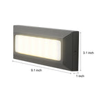 Outdoor Waterproof Smd 9W Led Step Lights Ip54 Stair Lights For Deck Path