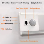 Rechargeable Battery Operated Wireless Led Under Cabinet Wall Light With Motion Sensor