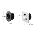 Round Square Adjustable Led Recessed Nordic Wall Lamp