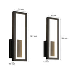 Modern Rectangular LED Wall Sconce for Contemporary Interiors