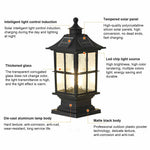 Waterproof Dimming Led Solar Post Caps Light With Remote Control
