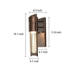 Waterproof Glass Modern Outdoor Wall Sconce