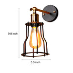 Adjustable Retro Iron E27 Waterproof Industrial Wall Sconce